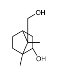 (1R,3S,4R,7S)-7-(hydroxymethyl)-4,7-dimethylbicyclo[2.2.1]heptan-3-ol结构式