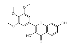 3,7-二羟基-3',4',5'-三甲氧基黄酮图片