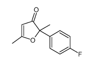 2-(4-fluorophenyl)-2,5-dimethylfuran-3-one Structure