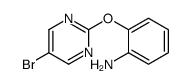 2-(5-bromopyrimidin-2-yl)oxyaniline Structure