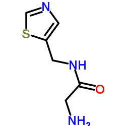 N-(1,3-Thiazol-5-ylmethyl)glycinamide结构式