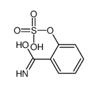 (2-carbamoylphenyl) hydrogen sulfate Structure