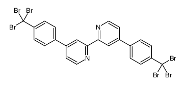 4-[4-(tribromomethyl)phenyl]-2-[4-[4-(tribromomethyl)phenyl]pyridin-2-yl]pyridine Structure