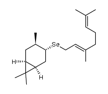 (1S,3R,4R,6R)-(-)-isocaranyl geranyl selenide Structure