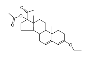 3-乙氧基-17-羟基孕甾-3,5-二烯-20-酮17-乙酸酯图片