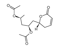 (+)-cryptocarya diacetate Structure