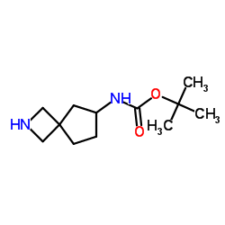 tert-butyl N-{2-azaspiro[3.4]octan-6-yl}carbamate structure