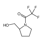 2-Pyrrolidinemethanol, 1-(trifluoroacetyl)-, (2S)- (9CI) Structure