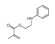 Methacrylic acid 2-anilinoethyl ester Structure