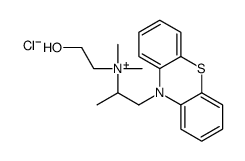 N-(2-hydroxyethyl)-N,N-dimethyl-1-(10H-phenothiazin-10-yl)propan-2-aminium chloride structure