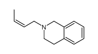 2-but-2-enyl-3,4-dihydro-1H-isoquinoline结构式