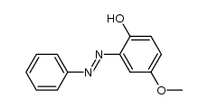 4-Methoxy-2-phenylazo-phenol Structure