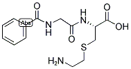 Hippuryl-Cys(2-aminoethyl)-OH hydrochloride salt结构式