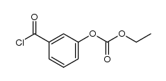 3-ethoxycarbonyloxybenzoyl chloride Structure