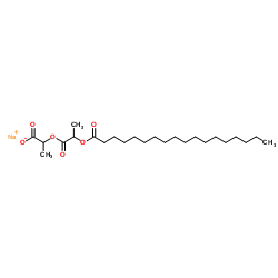 Sodium 2-((2-(stearoyloxy)propanoyl)oxy)propanoate Structure