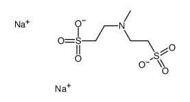 disodium 2,2'-(methylimino)bisethanesulphonate structure