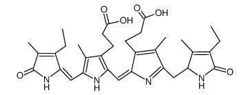 3,3'-(2,17-diethyl-3,7,13,18-tetramethyl-1,19-dioxo-1,4,5,19,22,24-hexahydro-21H-biline-8,12-diyl)-bis-propionic acid Structure