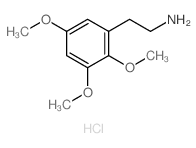 Benzeneethanamine,2,3,5-trimethoxy-, hydrochloride (1:1) picture