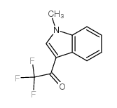 1-Methyl-3-(trifluoroacetyl)-1H-indole Structure