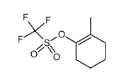 trifluoromethanesulfonic acid 2-methylcyclohex-1-enyl ester Structure