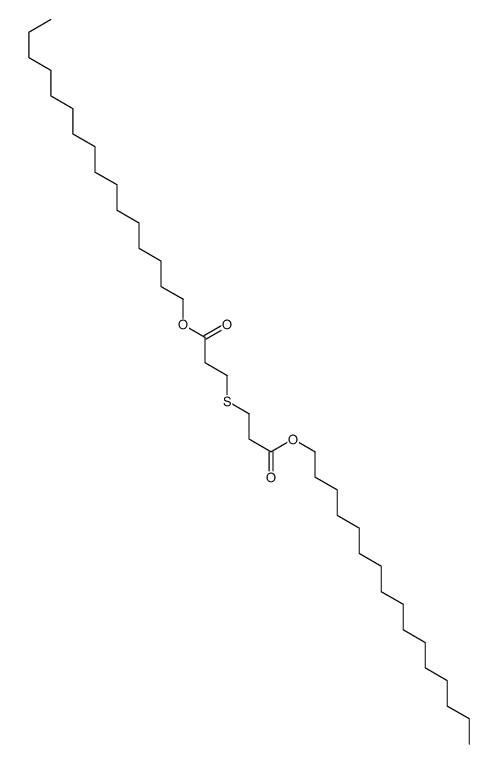 hexadecyl 3-(3-hexadecoxy-3-oxopropyl)sulfanylpropanoate Structure