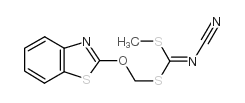 (BENZO[D]THIAZOL-2-YLOXY)METHYL]METHYLCYANOCARBONIMIDODITHIOATE picture