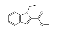 methoxycarbonyl-2-N-ethylindole结构式