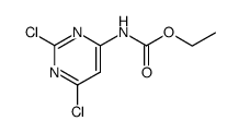 (2,6-dichloro-pyrimidin-4-yl)-carbamic acid ethyl ester结构式