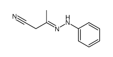 3-phenylhydrazono-butyronitrile结构式