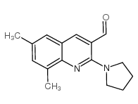 6,8-dimethyl-2-pyrrolidin-1-ylquinoline-3-carbaldehyde picture