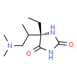 2,4-Imidazolidinedione,5-[2-(dimethylamino)-1-methylethyl]-5-ethyl-,(5S)-(9CI)结构式