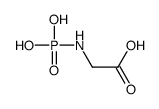 2-(phosphonoamino)acetic acid Structure