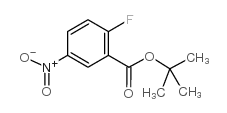 2-FLUORO-5-NITRO-BENZOIC ACID TERT-BUTYL ESTER Structure