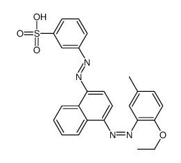 3-[[4-[(2-ethoxy-5-methylphenyl)azo]-1-naphthyl]azo]benzenesulphonic acid picture