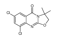 7,9-dichloro-3,3-dimethyl-2,3-dihydro-oxazolo[2,3-b]quinazolin-5-one Structure