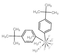 antimony,diphenyliodanium,hexafluoride Structure