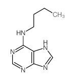 9H-Purin-6-amine,N-butyl- structure