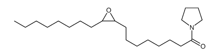 1-[8-(3-Octyloxiran-2-yl)octanoyl]pyrrolidine Structure