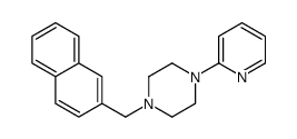 1-(naphthalen-2-ylmethyl)-4-pyridin-2-ylpiperazine Structure