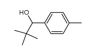 (+/-)-2,2-dimethyl-1-p-tolylpropan-1-ol Structure