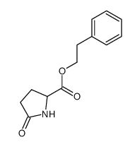 phenethyl 5-oxoprolinate结构式