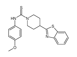 1-Piperidinecarbothioamide,4-(2-benzothiazolyl)-N-(4-methoxyphenyl)-(9CI) picture