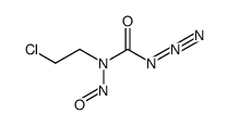 N1-(2-chloroethyl)-N1-nitrosocarbamoyl azide结构式