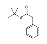 S-tert-butyl 2-phenylethanethioate Structure