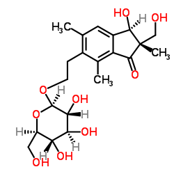 Epipterosin L 2'-O-glucoside structure