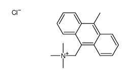 trimethyl-[(10-methylanthracen-9-yl)methyl]azanium,chloride结构式