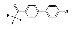 p-(p'Chlorphenyl)trifluoracetophenon Structure