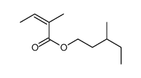 3-methylpentyl 2-methylcrotonate Structure