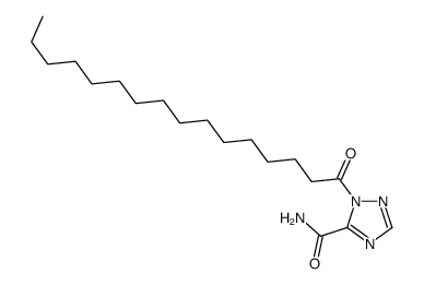 2-hexadecanoyl-1,2,4-triazole-3-carboxamide Structure