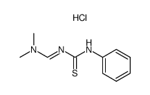 N,N-dimethyl-N'-phenylthiocarbamyl formamidine hydrochloride结构式